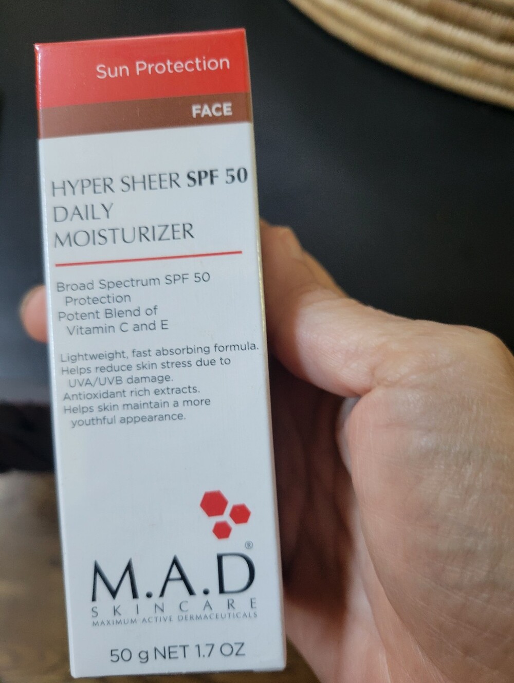 M.A.D Hyper Sheer SPF 50 Daily Moisturizer